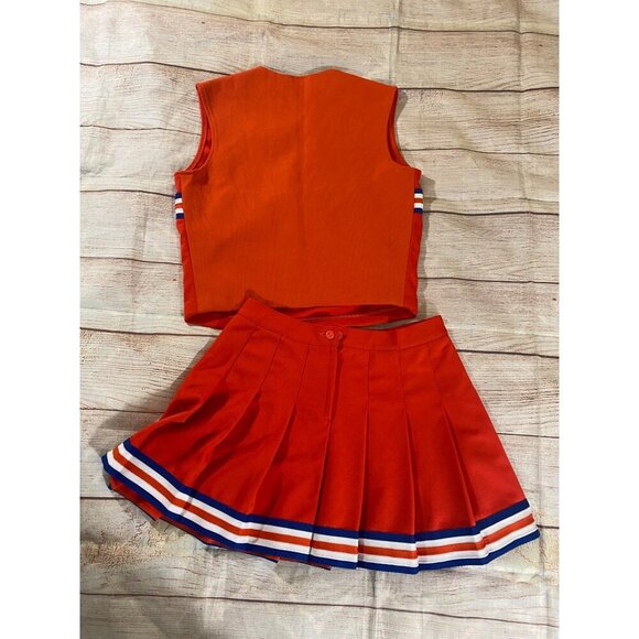 Cheer Deals Women's Orange Gatore Two Piece Cheer Leading Set - 40/9 - Picture 14 of 15